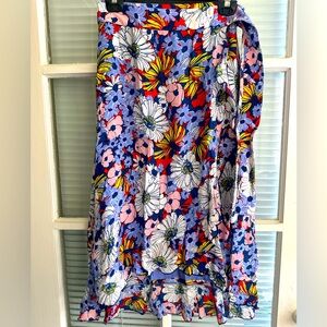 Maeve by Anthropologie wrap skirt - floral multicolor